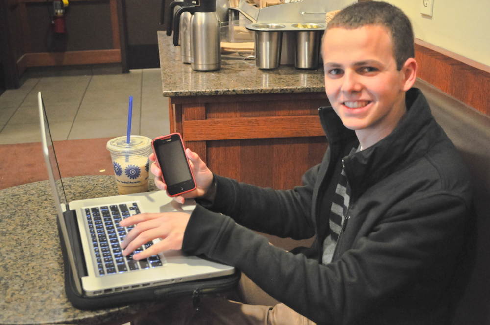 Burlingame High School student and creator of the new SMUHSD app, Sebastian Shanus.