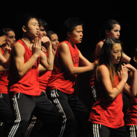 Coming all the way from San Jose, the Willow Glen High School's dance team performed to hip-hop and pop songs. The dance team scored first place. (Alex Furuya)