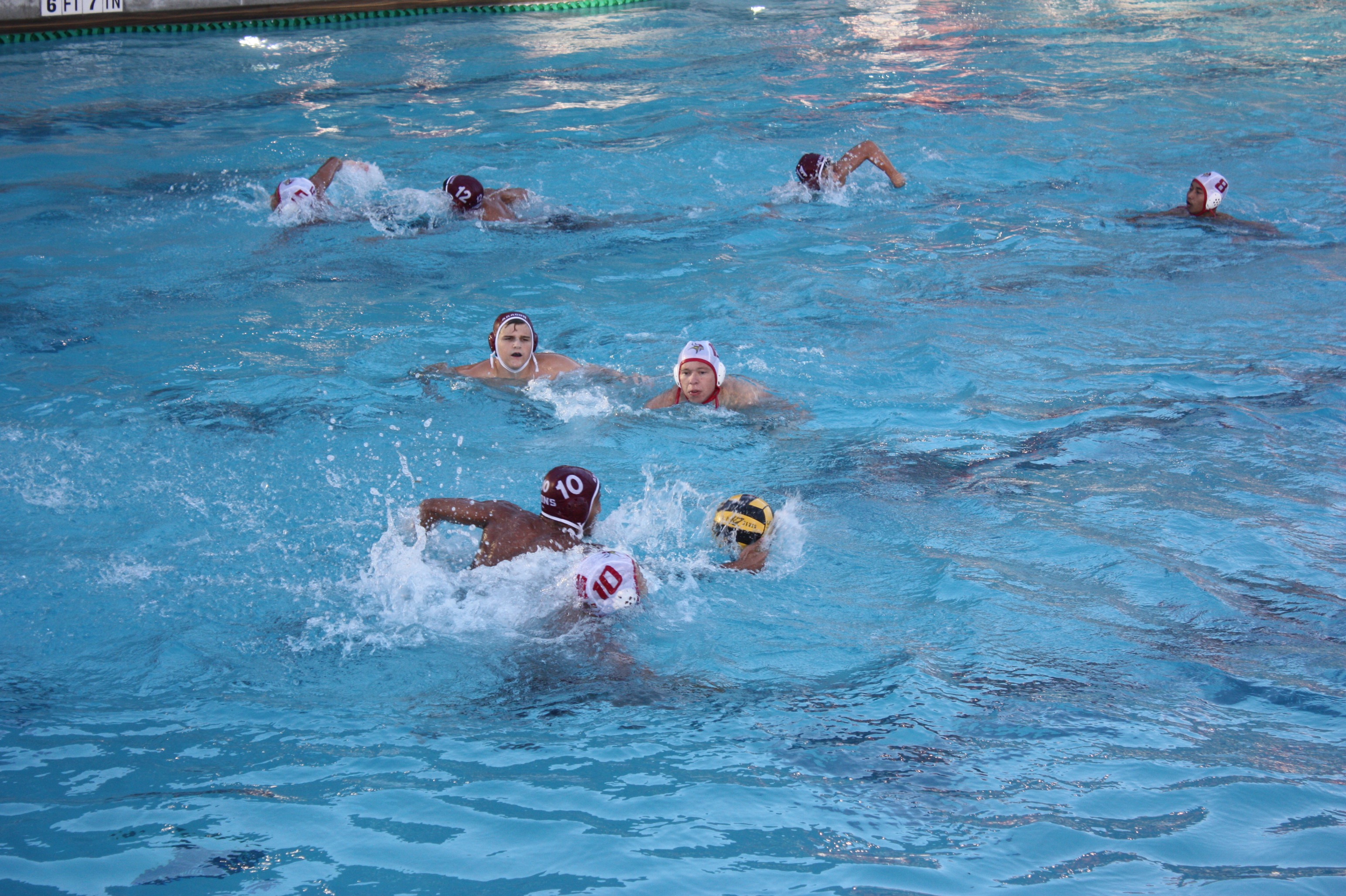 The boys water polo team lost 16-1 against Mills on Oct. 9.