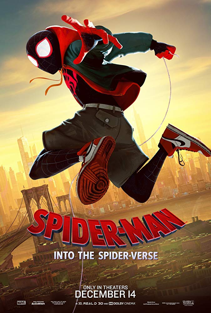 "Spider-Man: Into the Spider-Verse" movie poster.