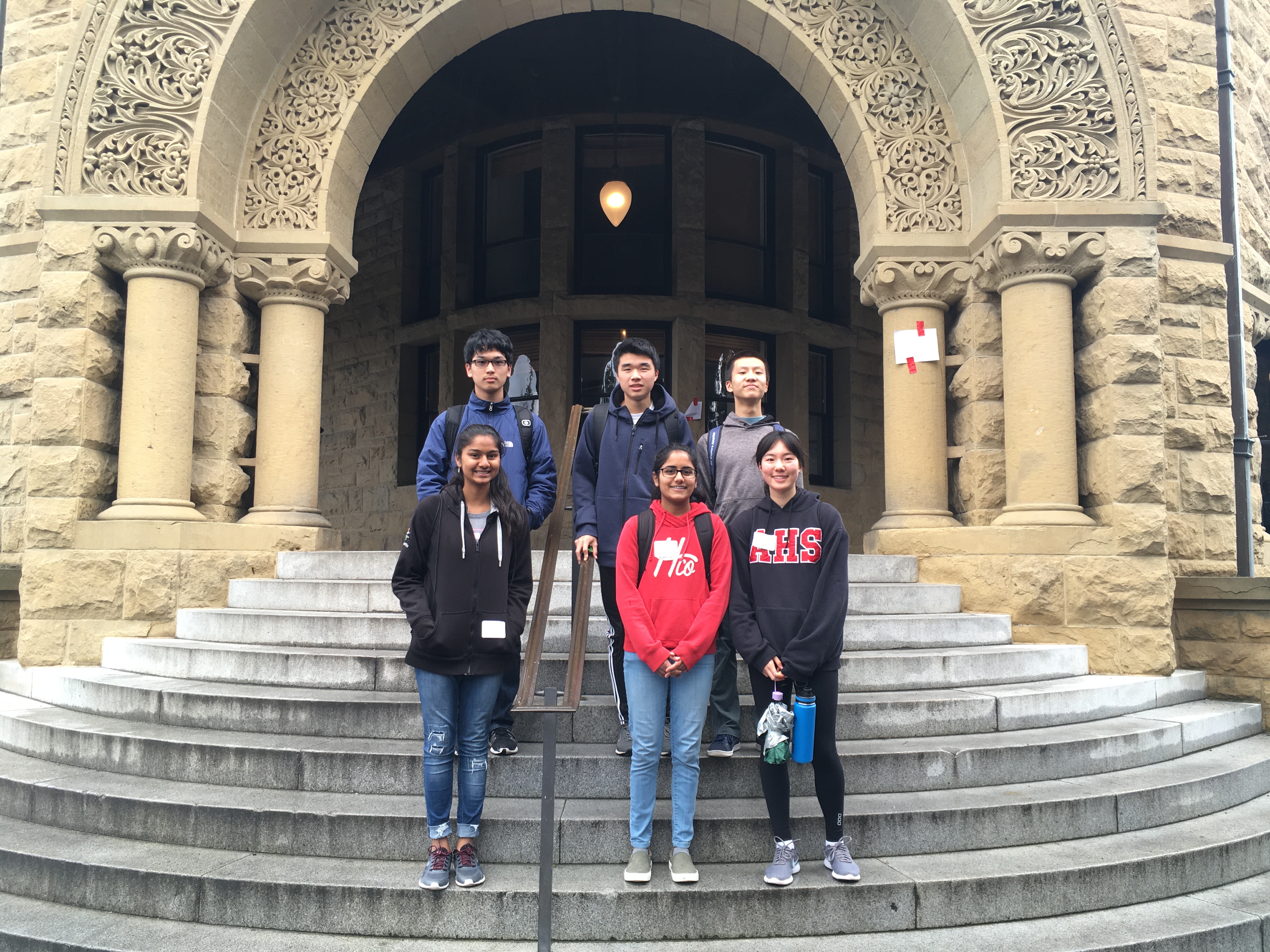Aragon Math Club students compete in Stanford Math Tournament.