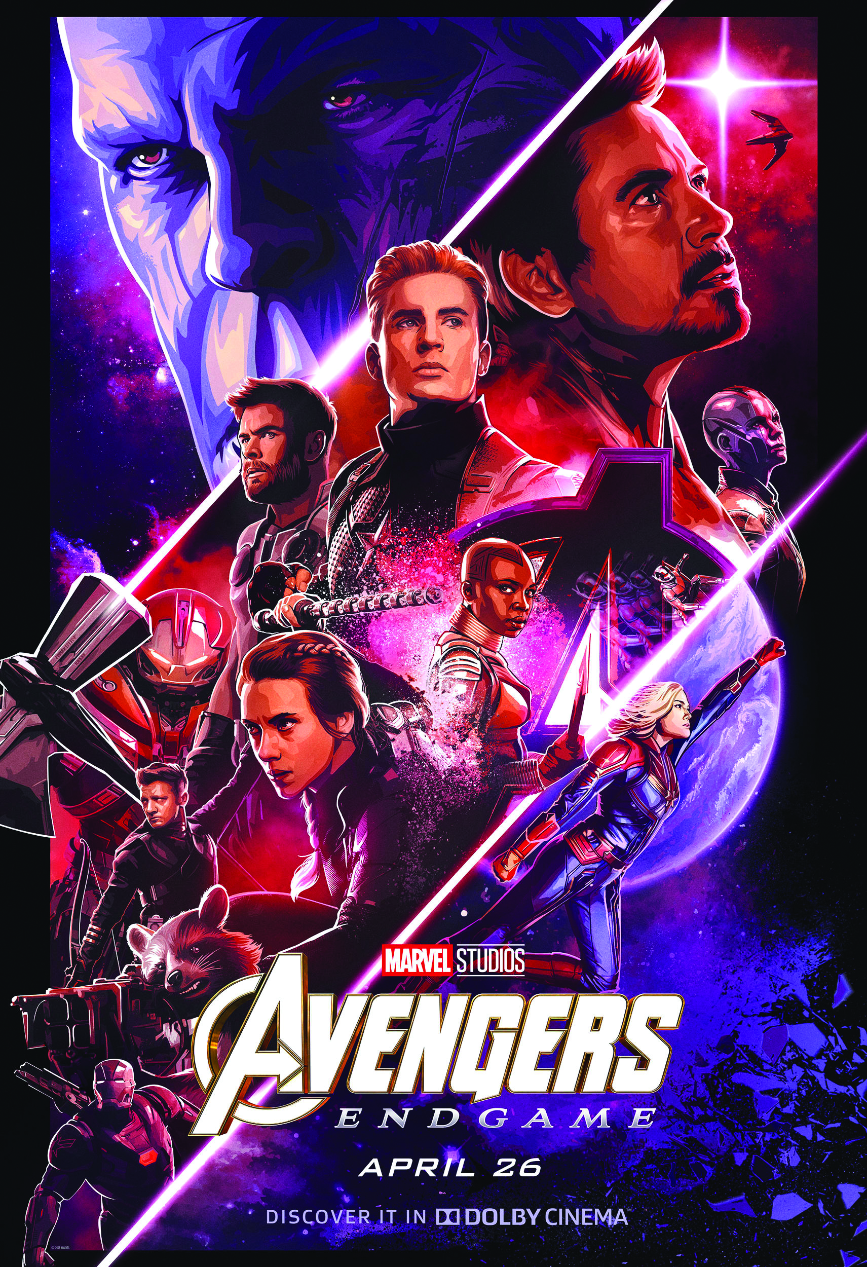"Avengers: Endgame" movie poster.