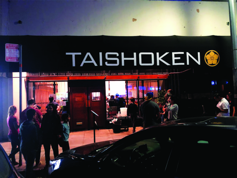 Taishoken Ramen recently opened on East Fourth Avenue and attracts long lines daily.