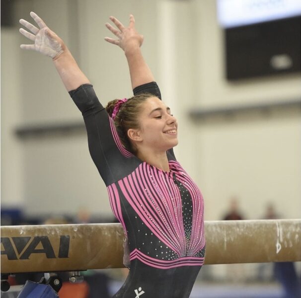 Junior Eden King commits to Division I college gymnastics