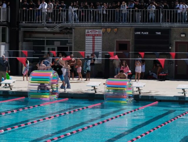 On Apr. 18, Leadership’s rally commission held a pool rally in center court. It featured pool floaty races, dive contests and the hamster wheel race.

Photos and video by Ethan Tawn and Anna He.